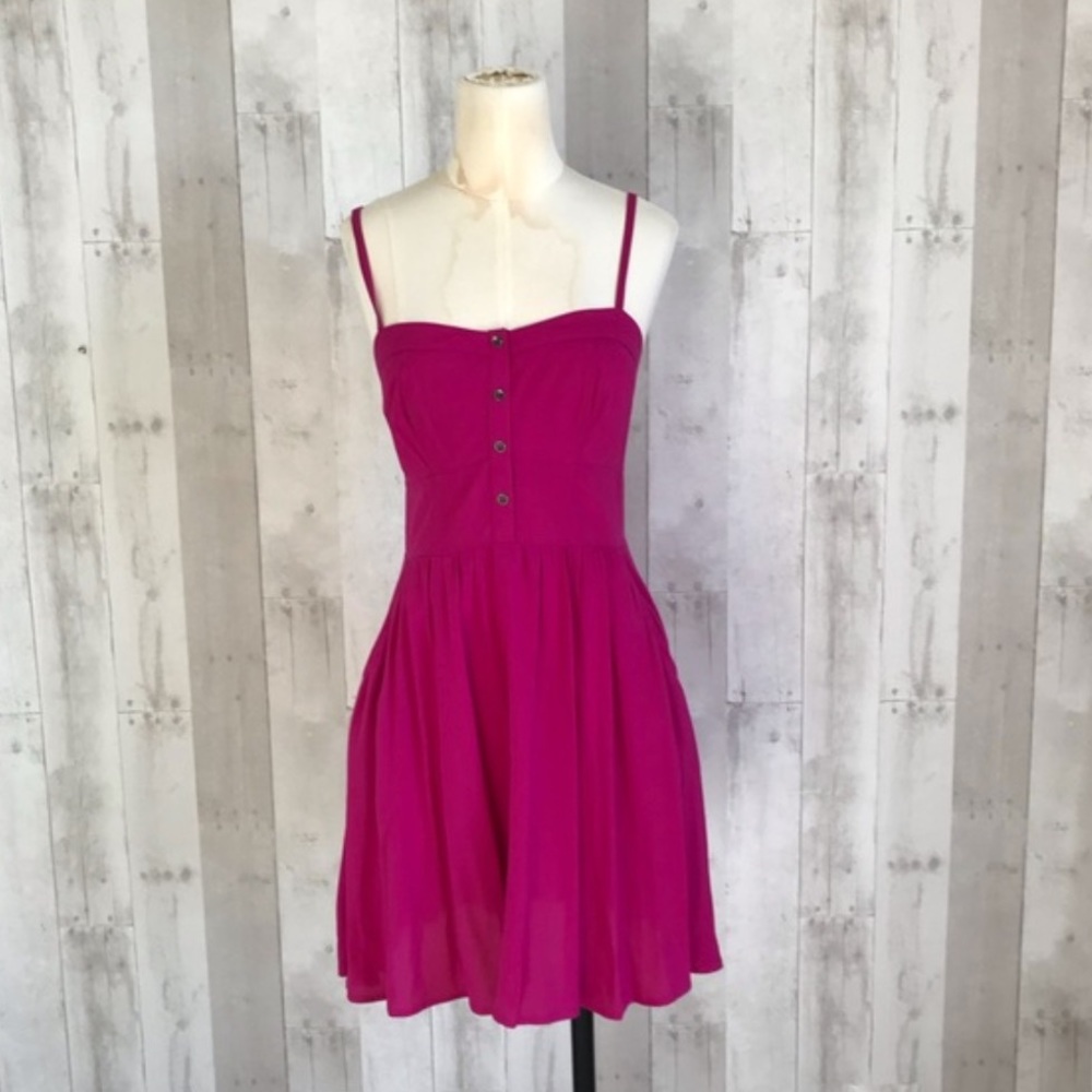 Express Fuschia Pink Spring Summer Dress- Size XS